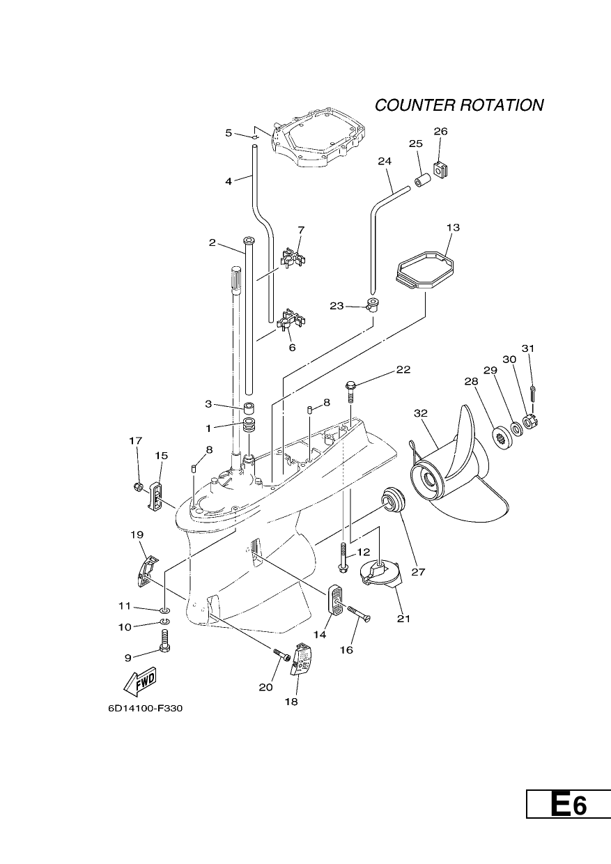 LOWER CASING & DRIVE 4