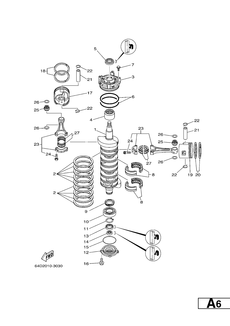 CRANKSHAFT & PISTON