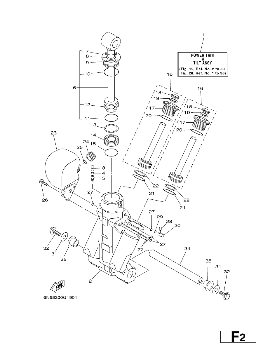 POWER TRIM & TILT ASSY 1