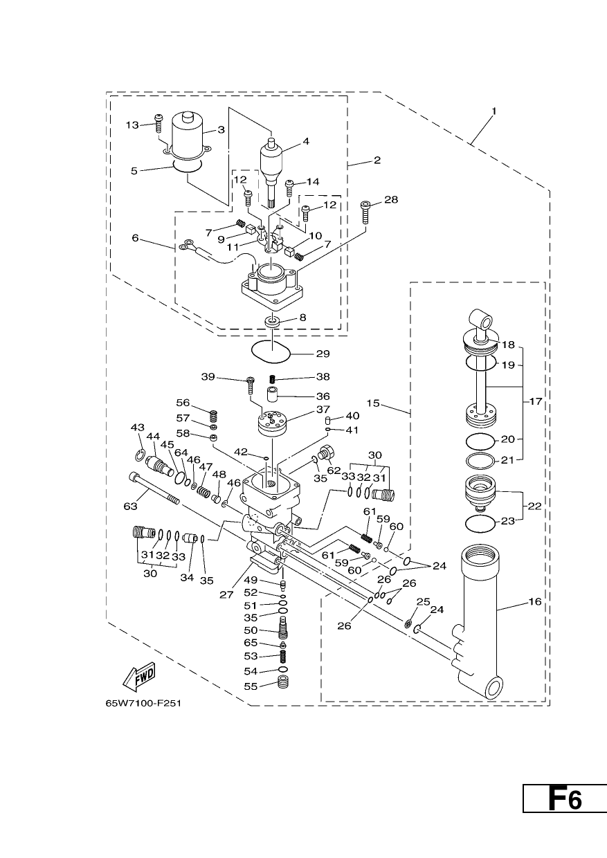 POWER TRIM & TILT ASSY
