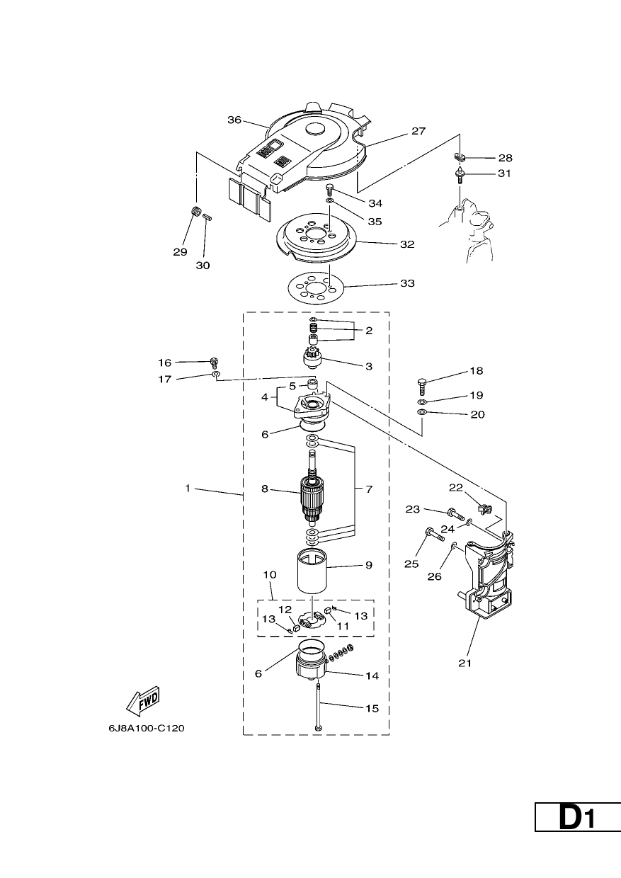 STARTING MOTOR