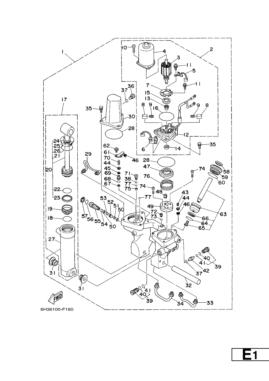 POWER TRIM & TILT ASSY