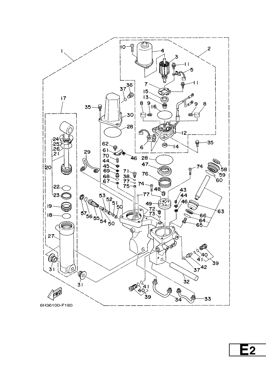 POWER TRIM & TILT ASSY