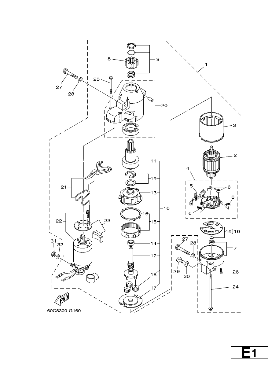 STARTING MOTOR