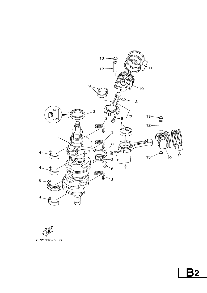 CRANKSHAFT & PISTON
