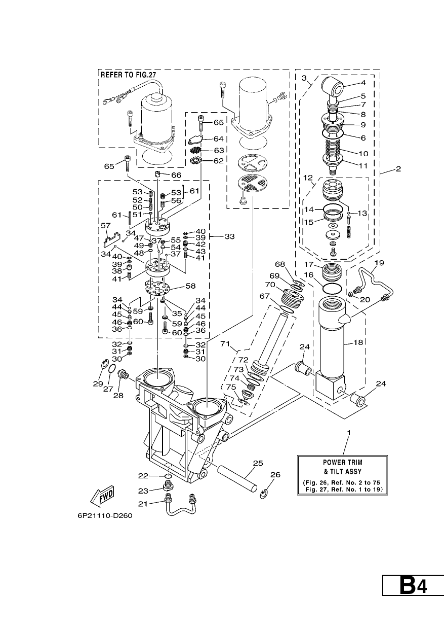 POWER TRIM & TILT ASSY 1