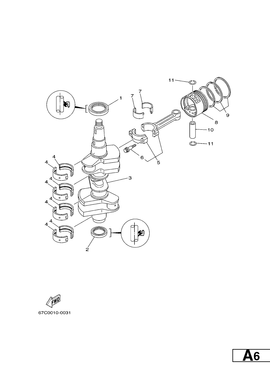 CRANKSHAFT & PISTON