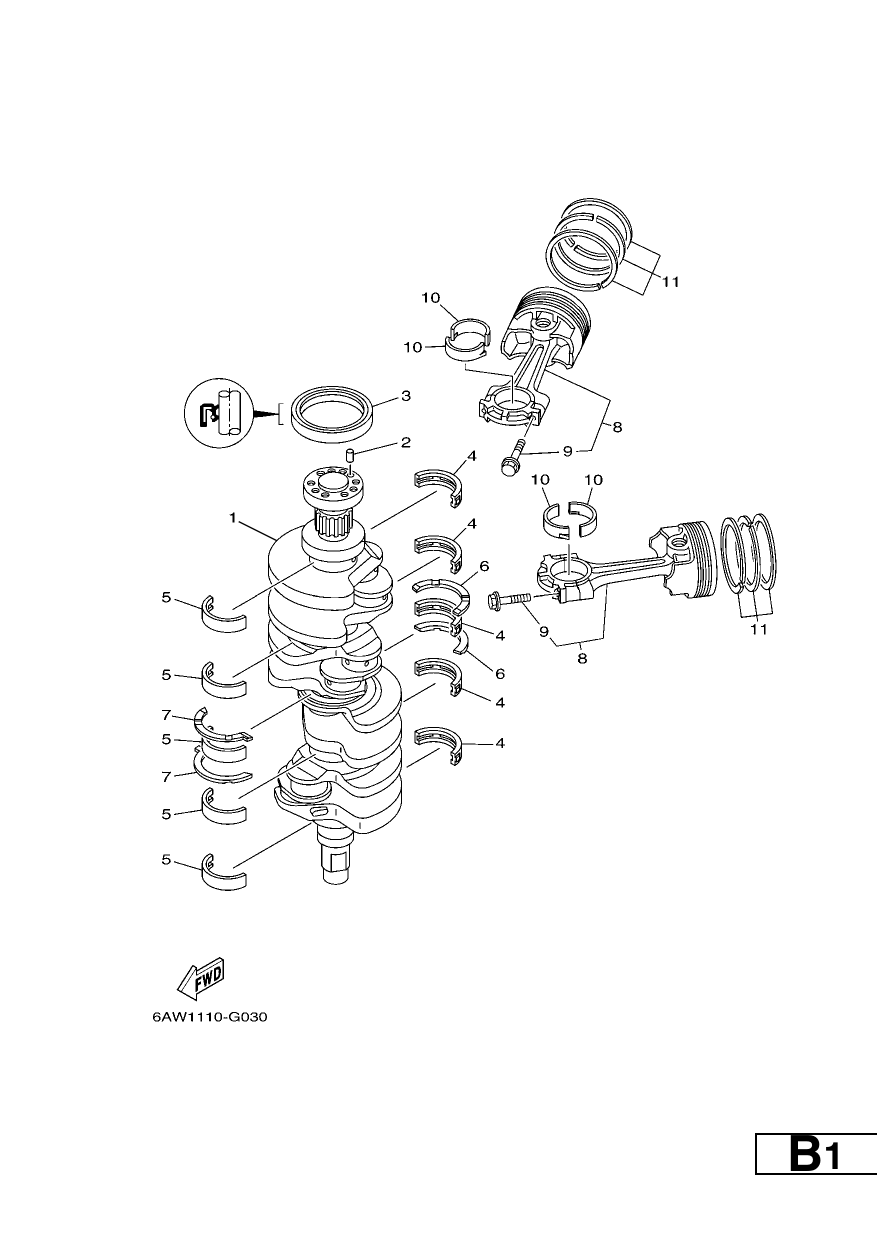 CRANKSHAFT & PISTON