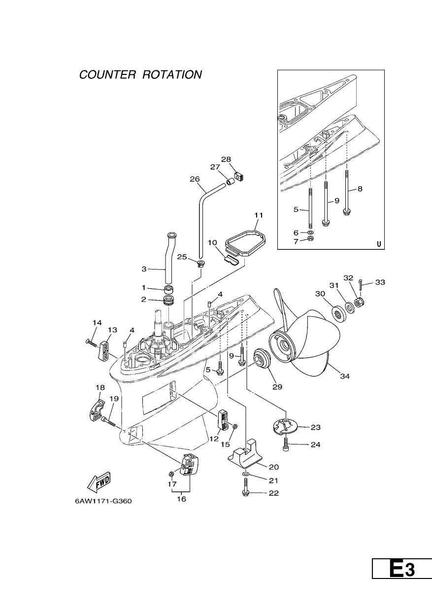LOWER CASING & DRIVE 4