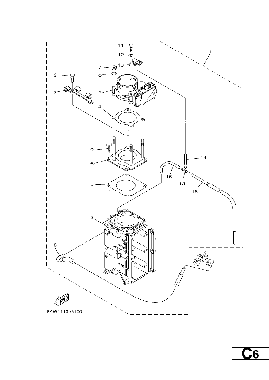 THROTTLE BODY ASSY 1