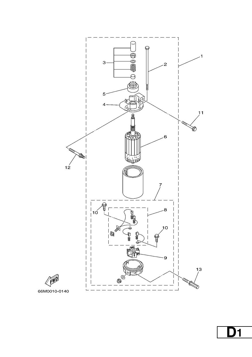 STARTING MOTOR