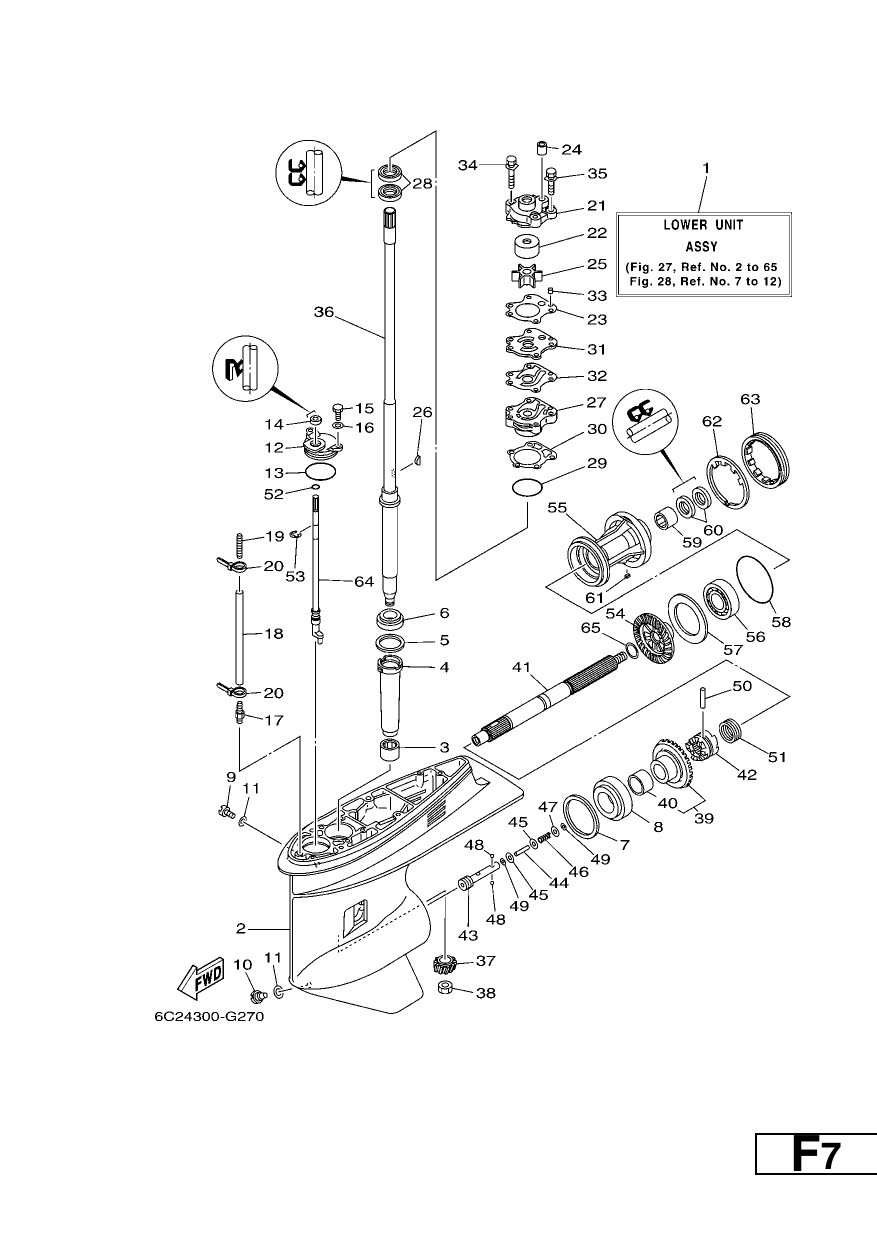 LOWER CASING & DRIVE 1