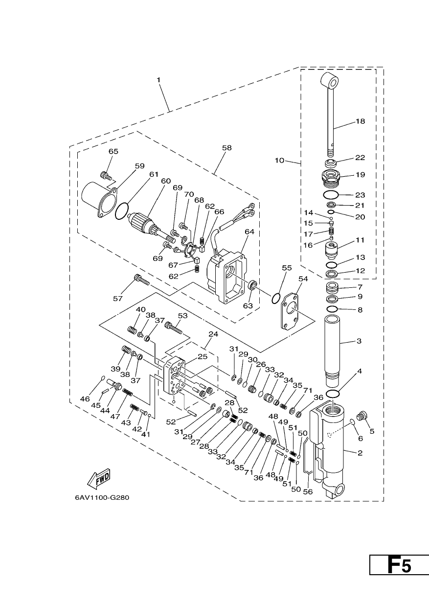 POWER TILT ASSY
