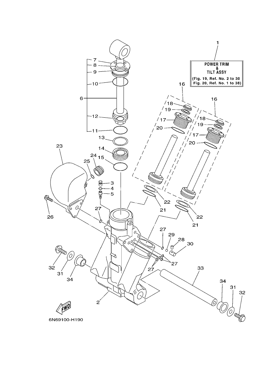 POWER TRIM & TILT ASSY 1