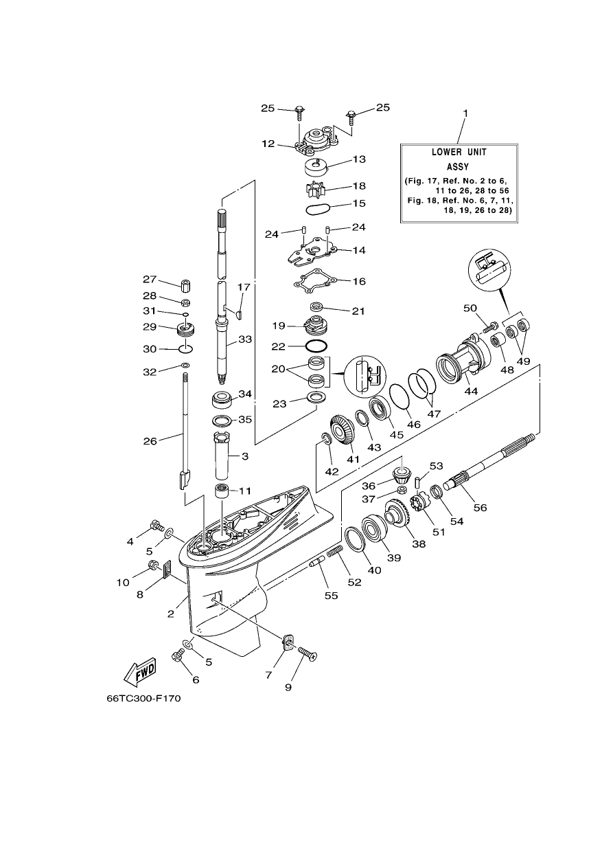 LOWER CASING & DRIVE 1