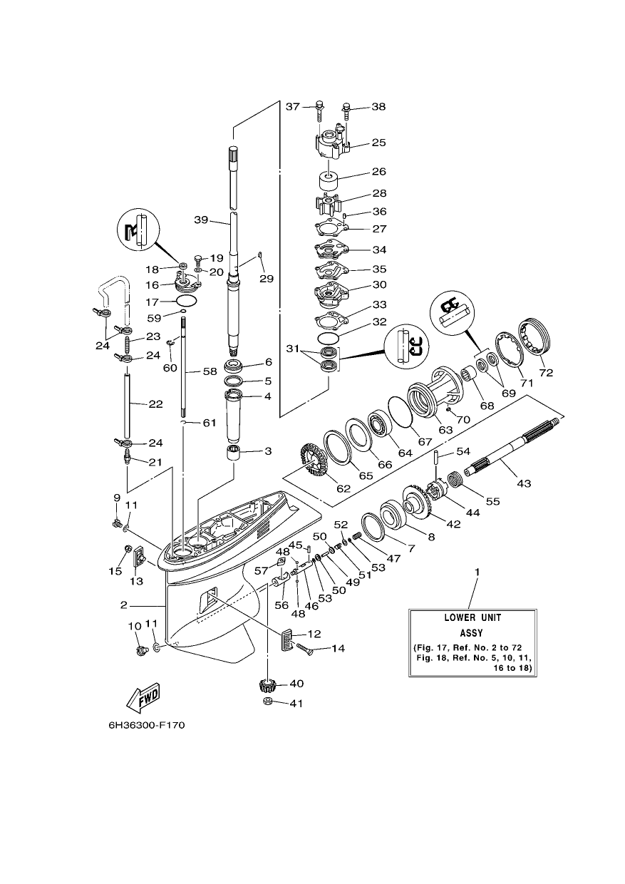 LOWER CASING & DRIVE 1