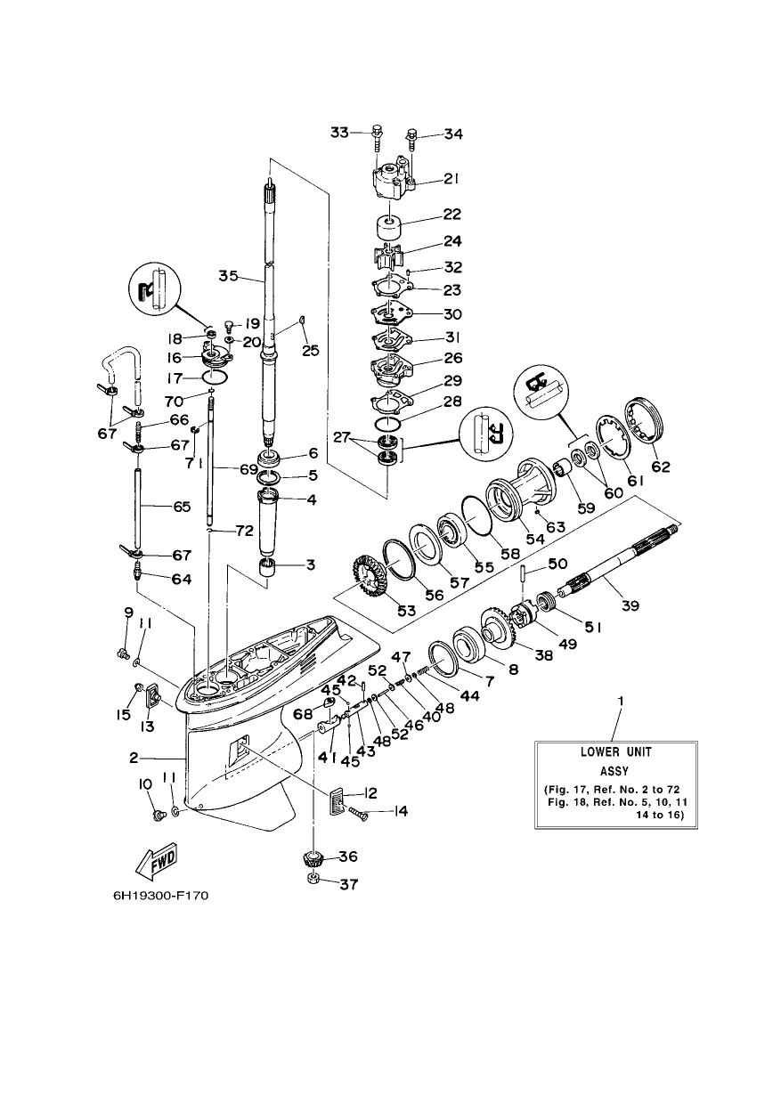 LOWER CASING & DRIVE 1 — 75CETO’09 – 67P7 2009