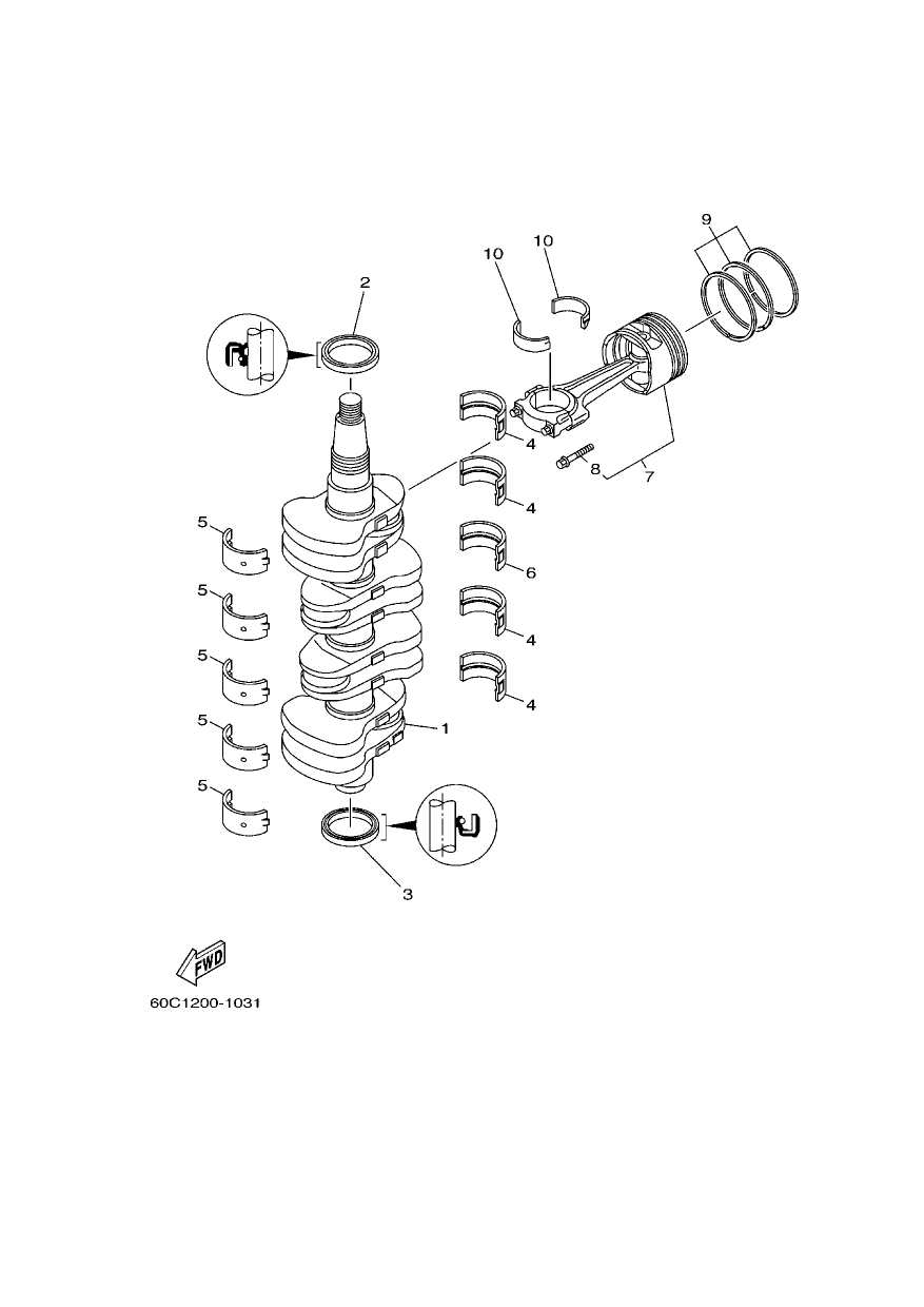 CRANKSHAFT & PISTON