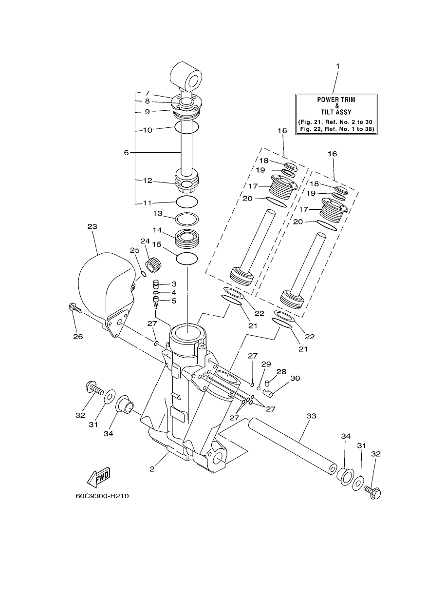 POWER TRIM & TILT ASSY 1