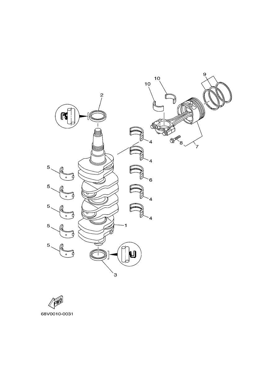 CRANKSHAFT & PISTON