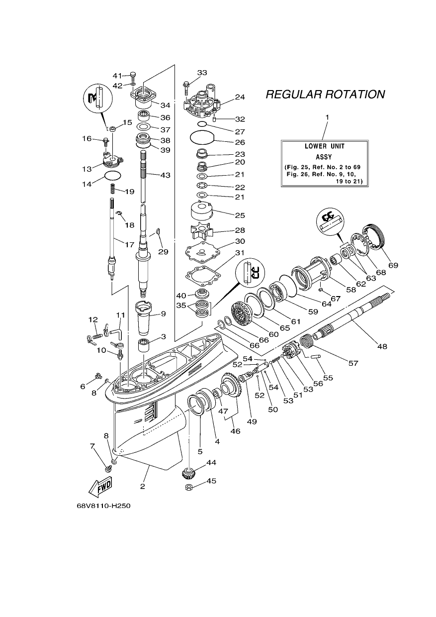 LOWER CASING & DRIVE 1