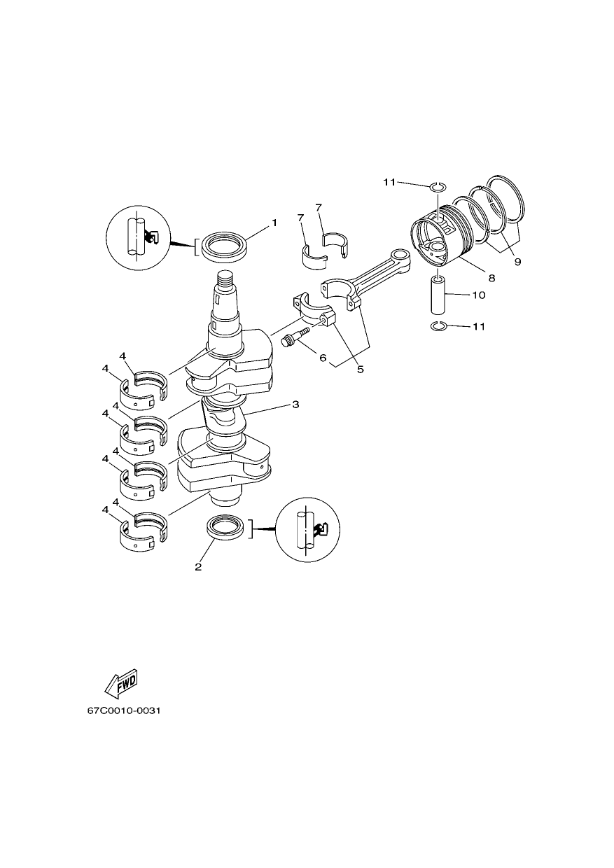 CRANKSHAFT & PISTON