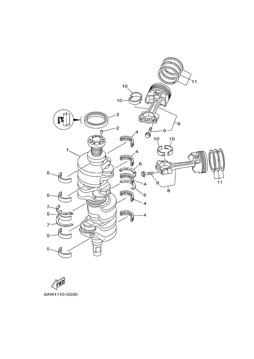 CRANKSHAFT & PISTON