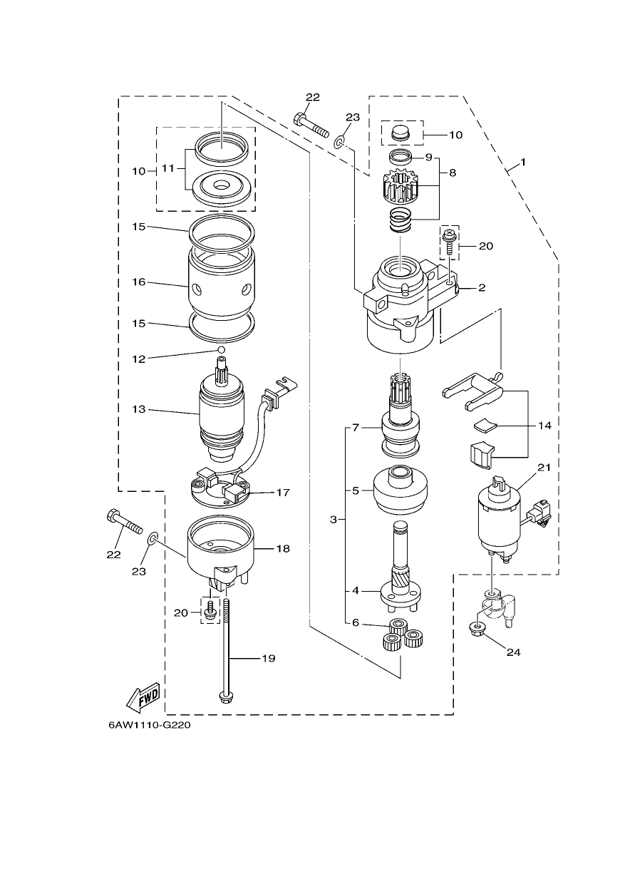 STARTING MOTOR