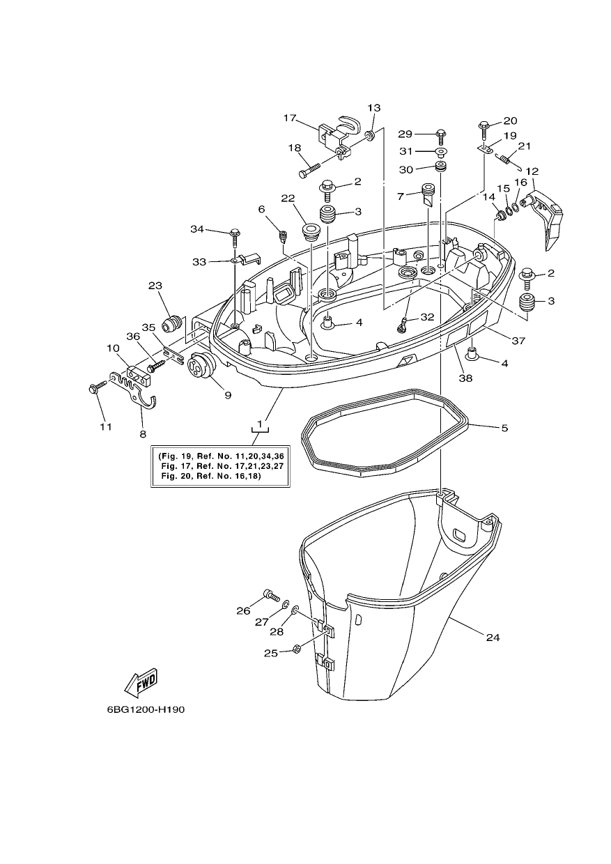 BOTTOM COWLING 1