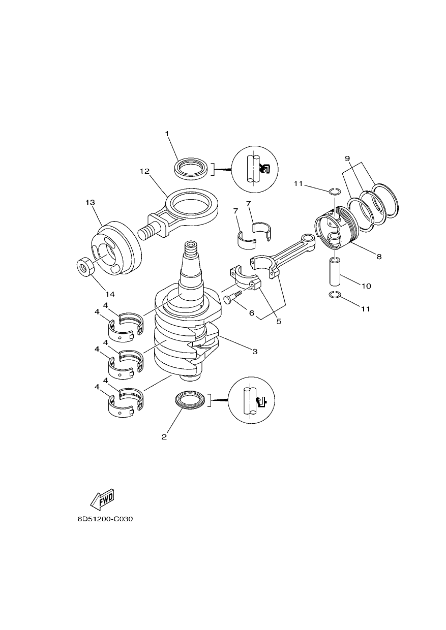 CRANKSHAFT & PISTON