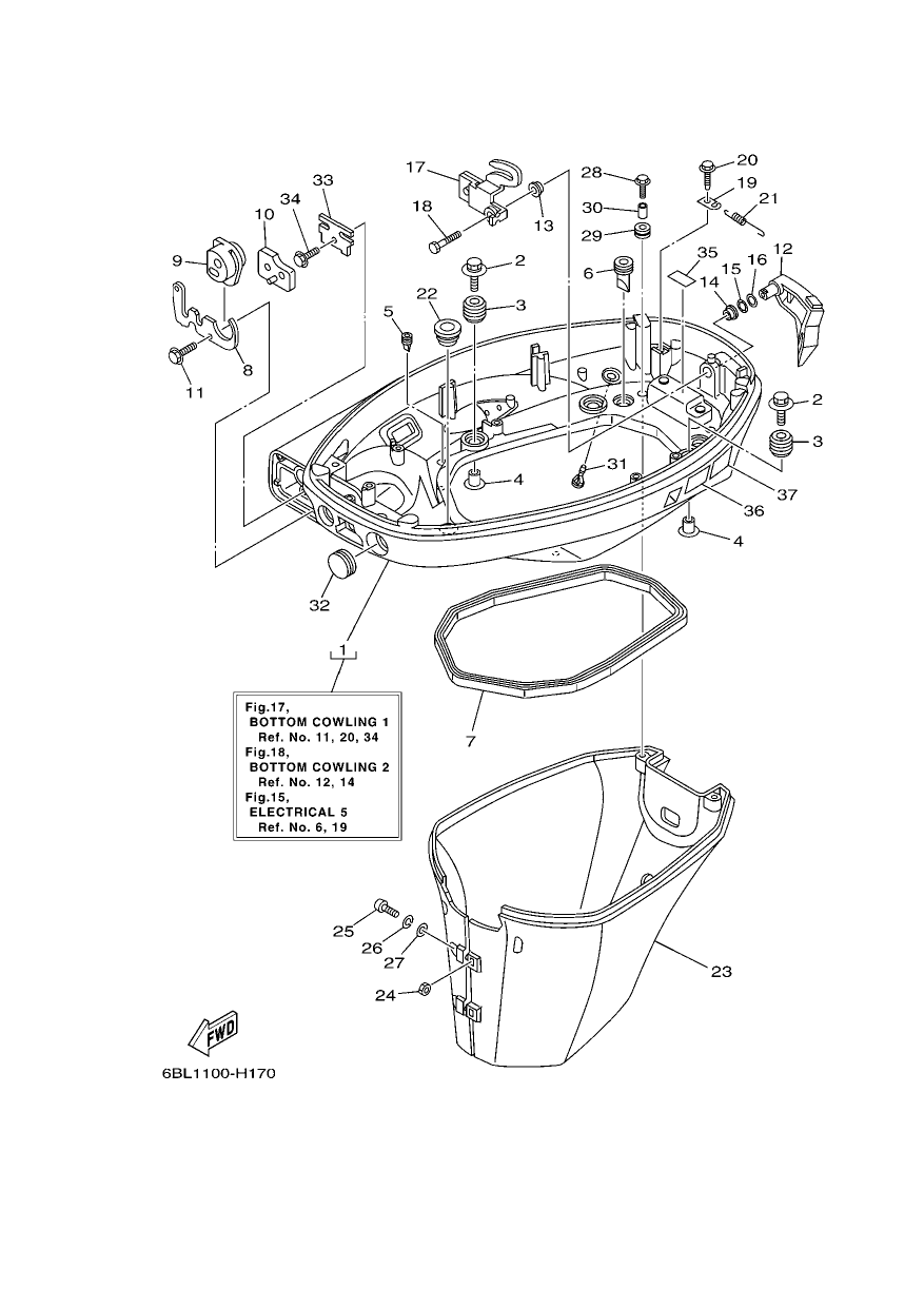 BOTTOM COWLING 1