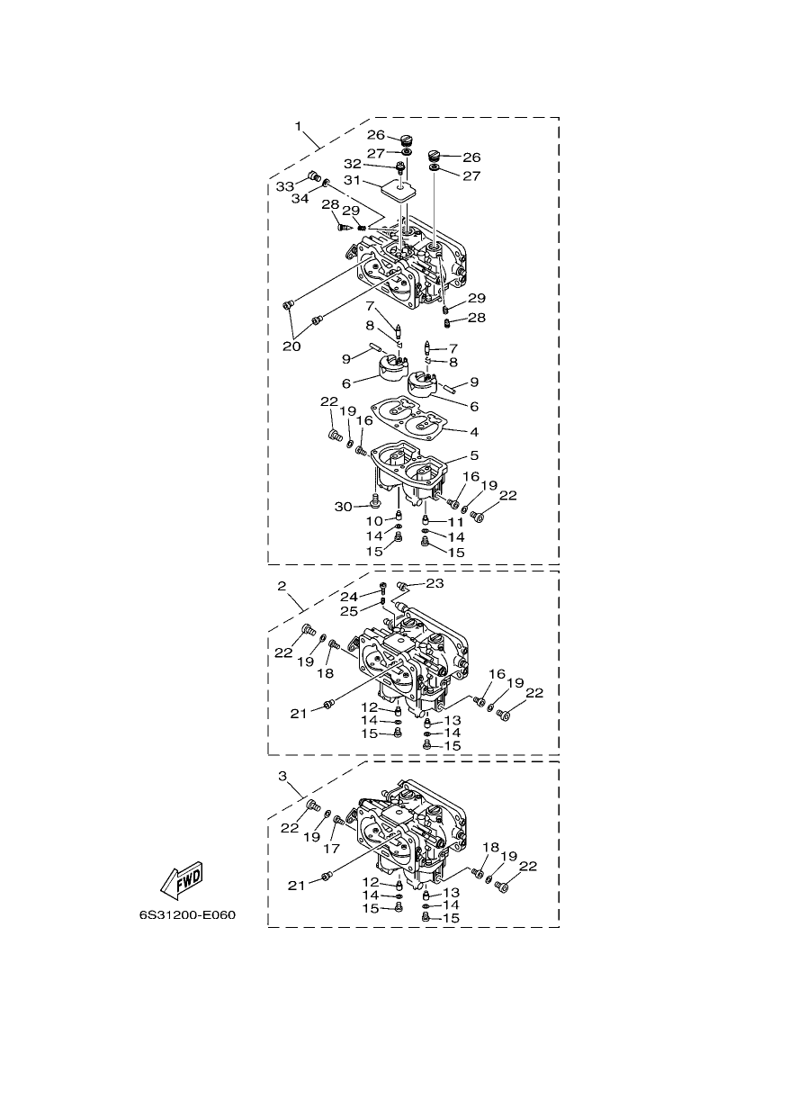 CARBURETOR — 250GETO’10 – 6S36 2010