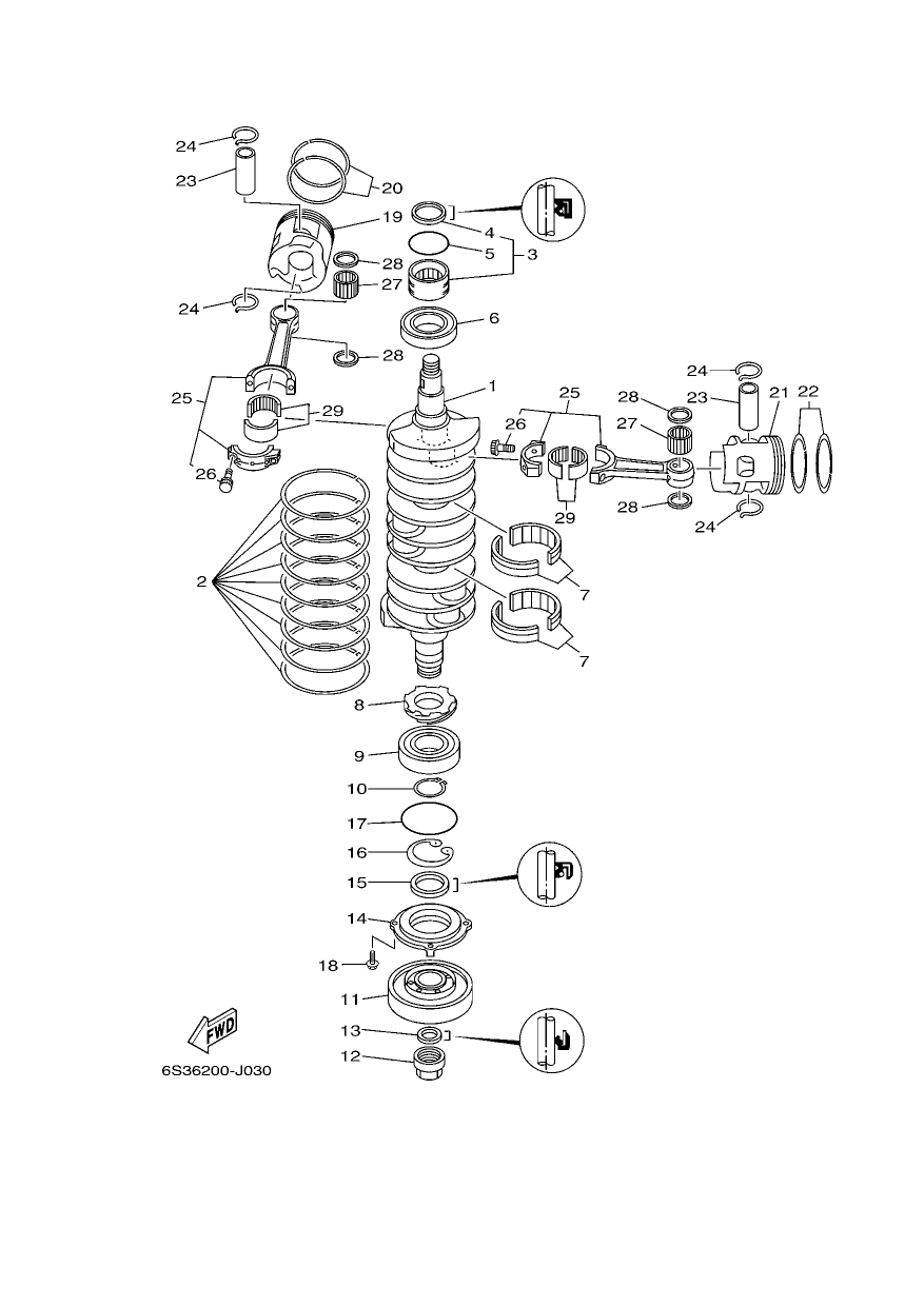 CRANKSHAFT & PISTON