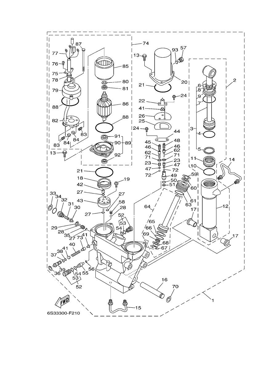 POWER TRIM & TILT ASSY