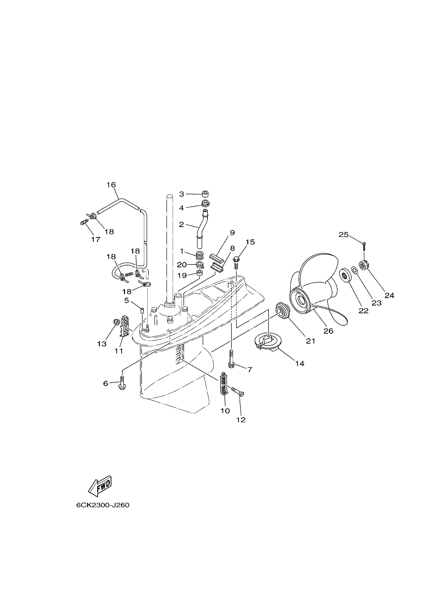 LOWER CASING & DRIVE 2