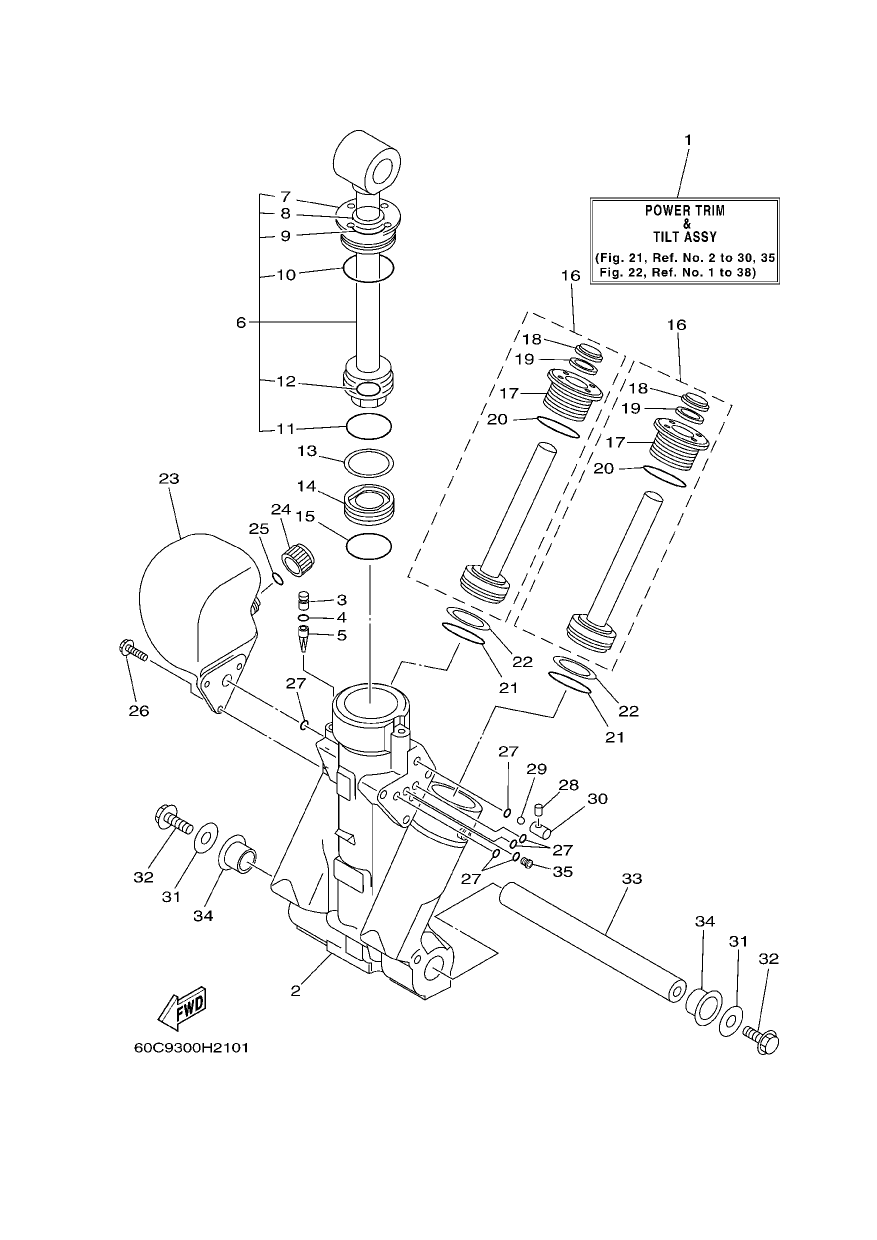 POWER TRIM & TILT ASSY 1