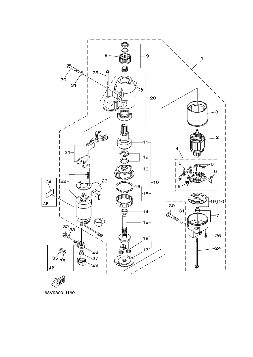 STARTING MOTOR