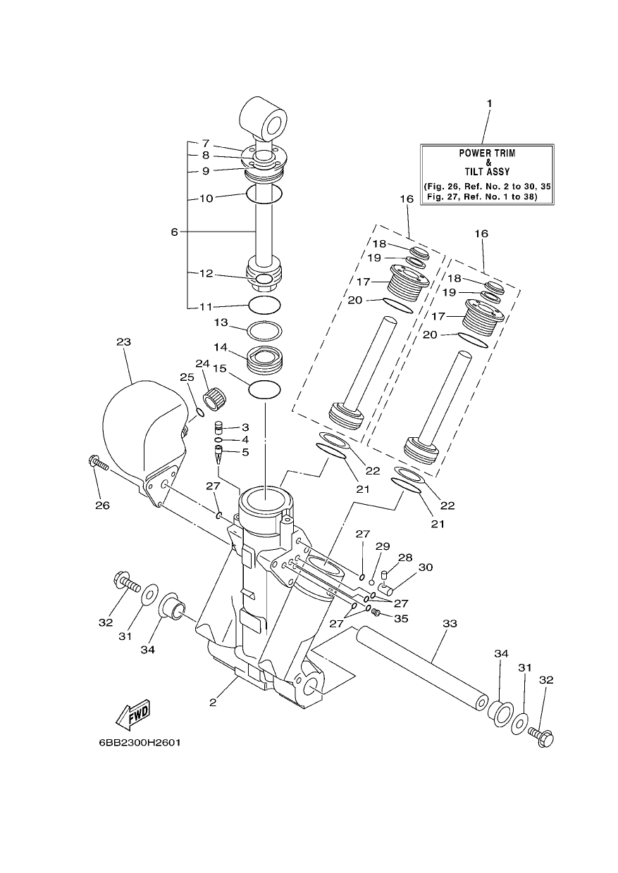 POWER TRIM & TILT ASSY 1