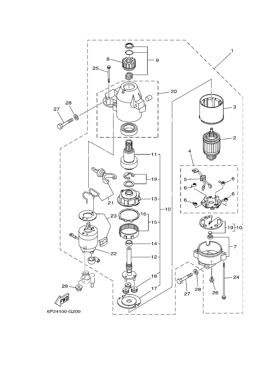 STARTING MOTOR
