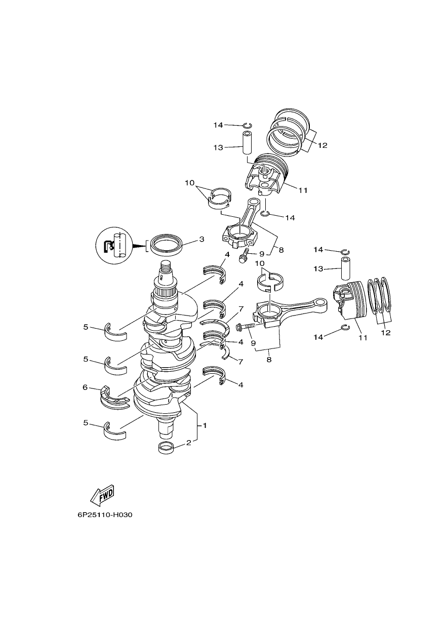 CRANKSHAFT & PISTON