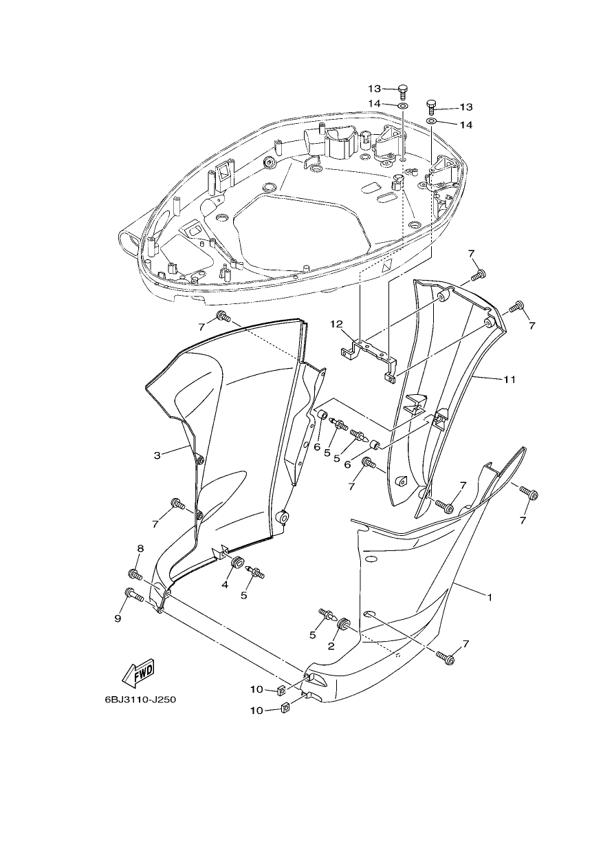 BOTTOM COWLING 3