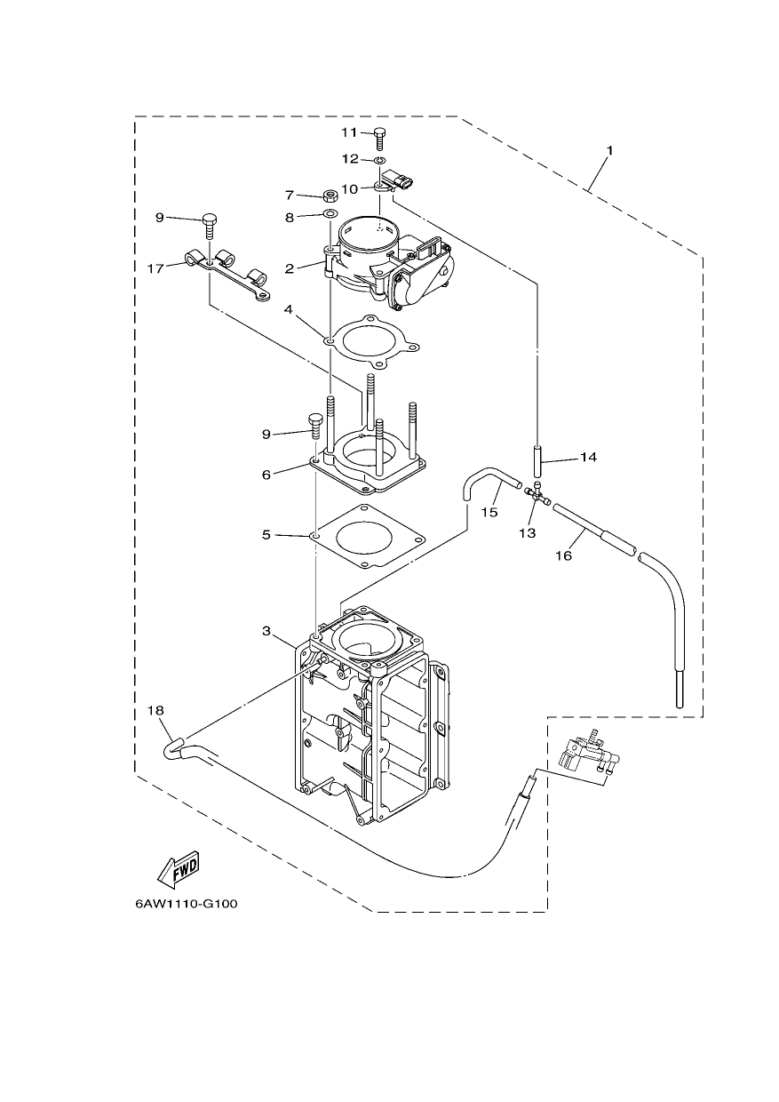 THROTTLE BODY ASSY 1