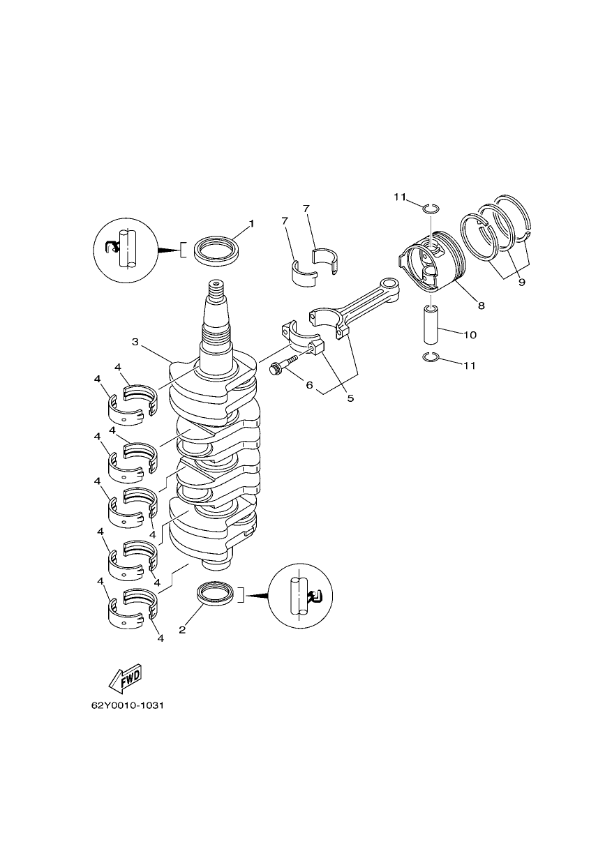 CRANKSHAFT & PISTON