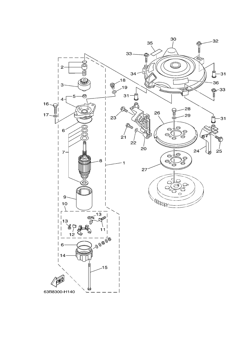STARTING MOTOR