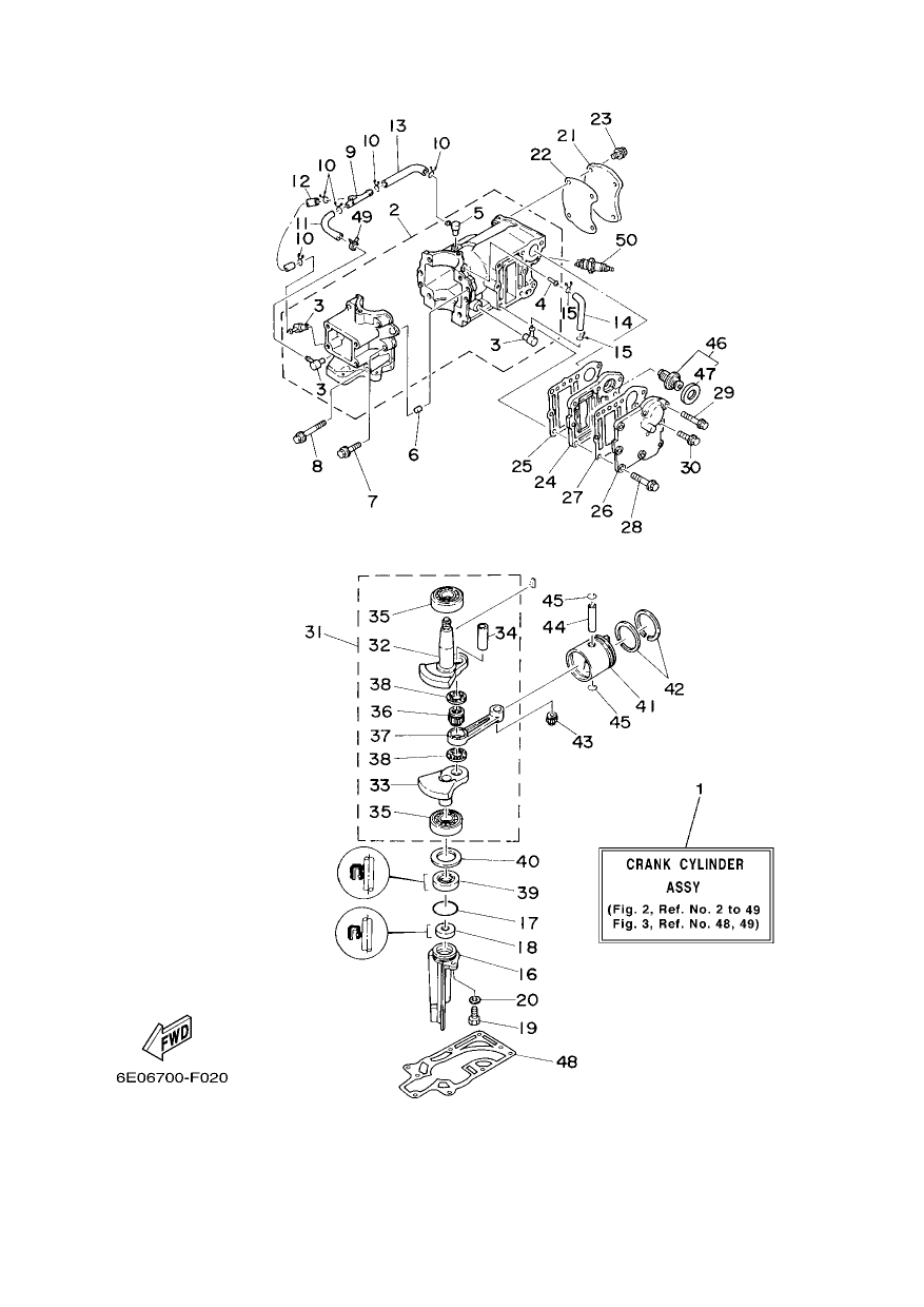 CYLINDER & CRANKCASE — 4ACMH’11 – 6E0A 2011