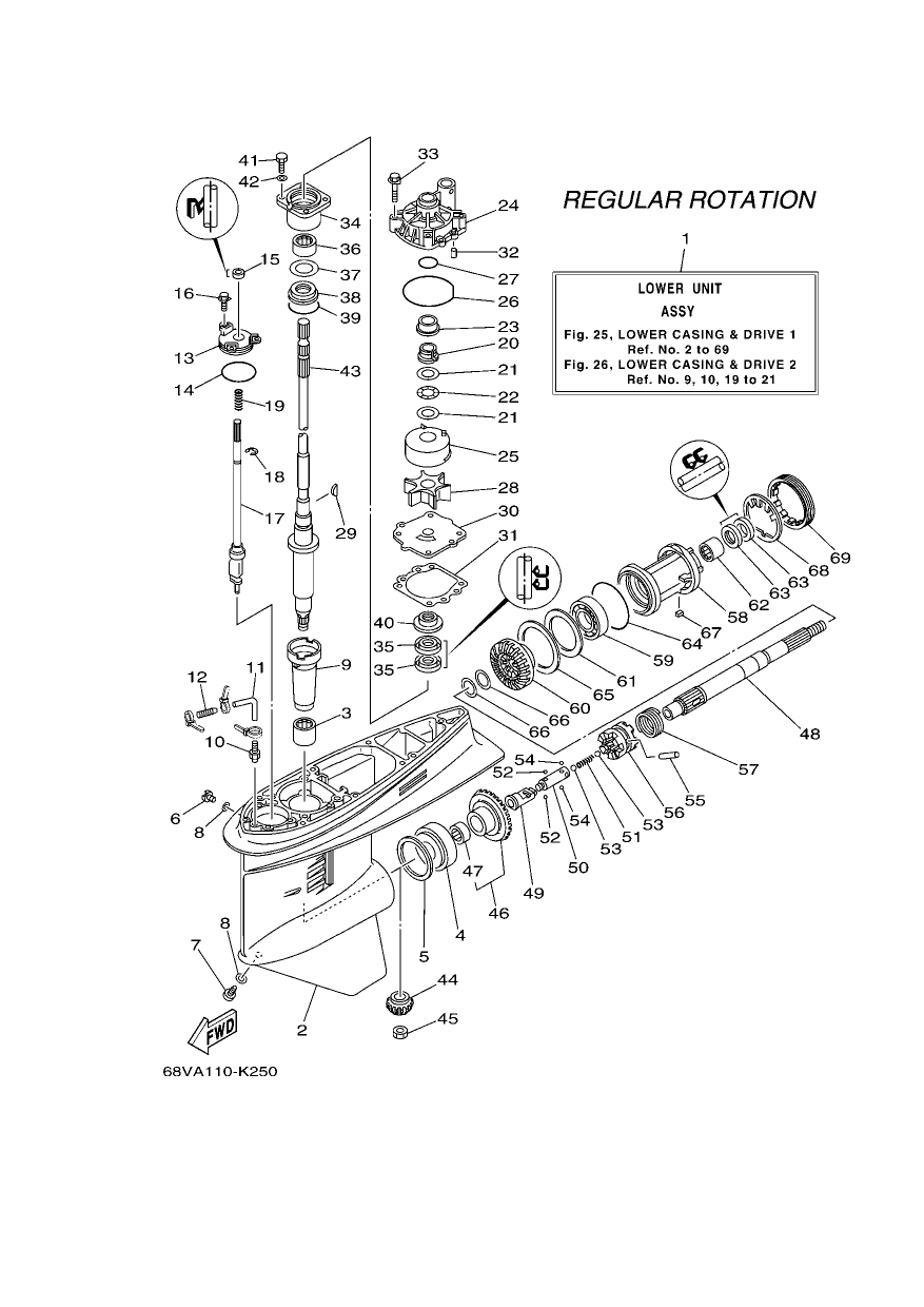 LOWER CASING & DRIVE 1