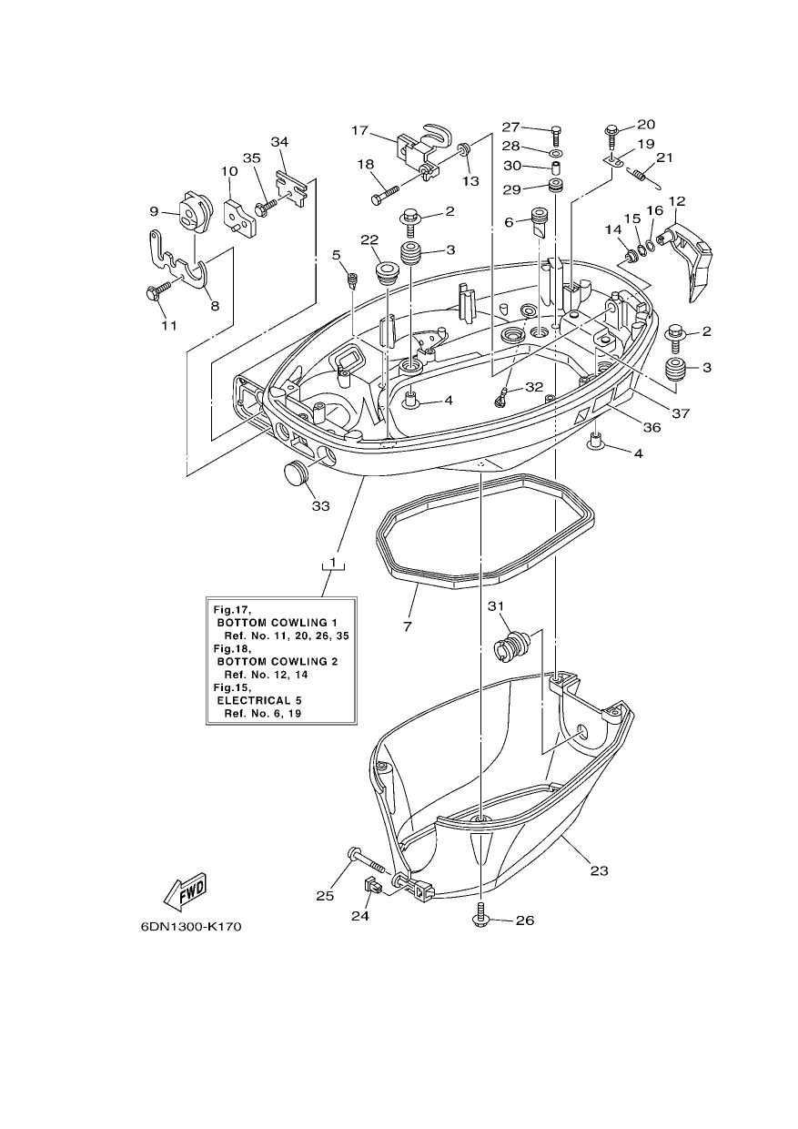 BOTTOM COWLING 1