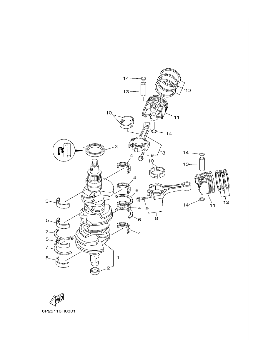 CRANKSHAFT & PISTON