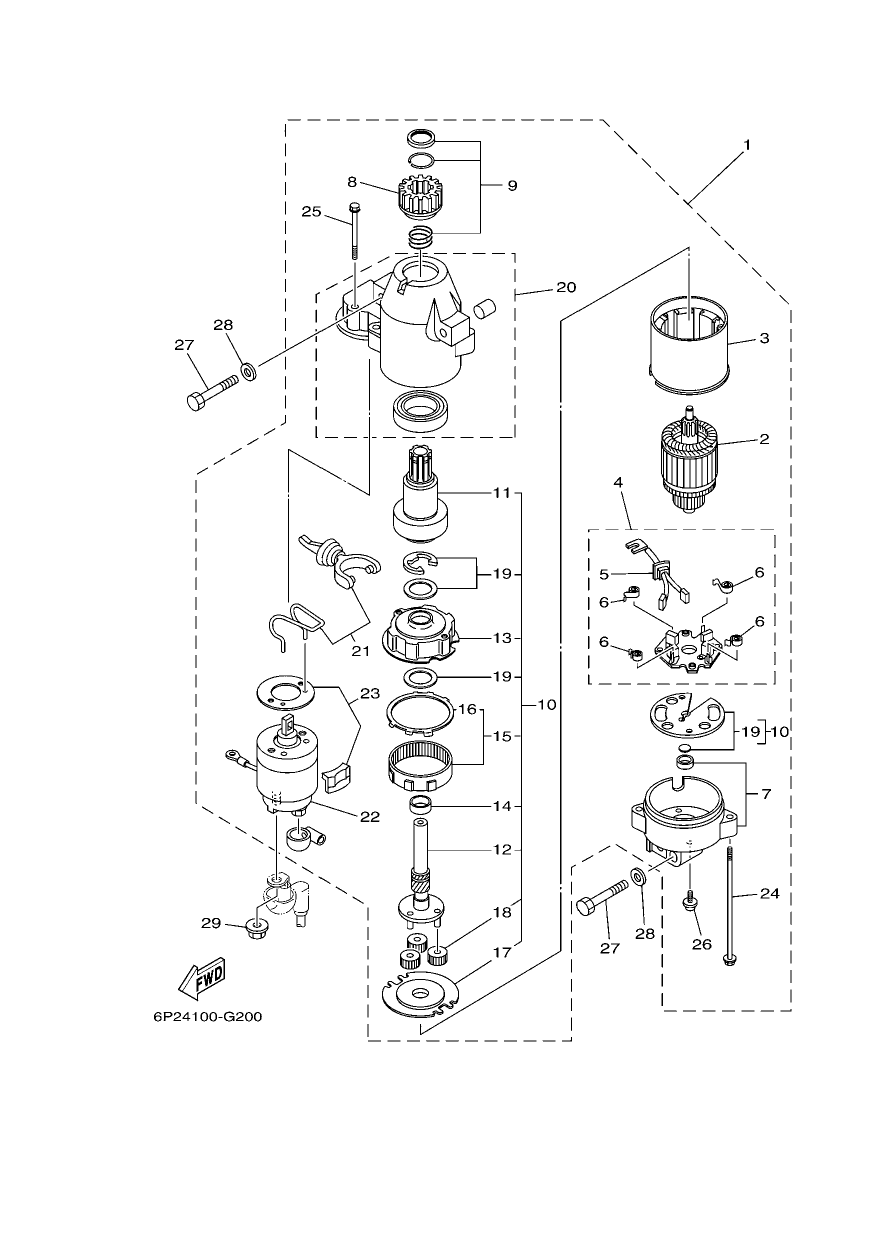 STARTING MOTOR