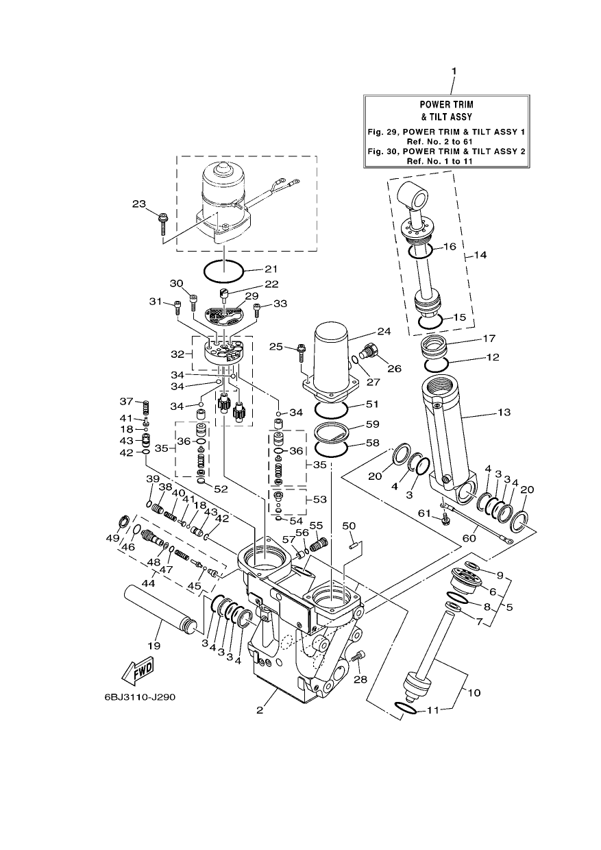 POWER TRIM & TILT ASSY 1